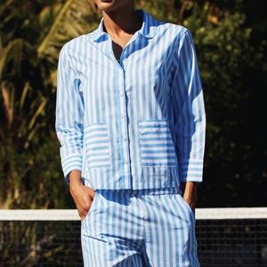 LAKE pajamas - long sleeves, cropped pants